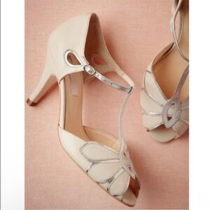 BHLDN X Rachel Simpson bridal heels